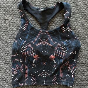 nwot Sweaty Betty Chic Geometric Sports Bra Top